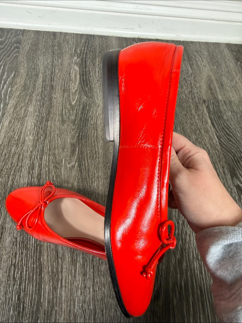LOEFFLER RANDALL Noelle Red Ballet Flat - Picture 11 of 14